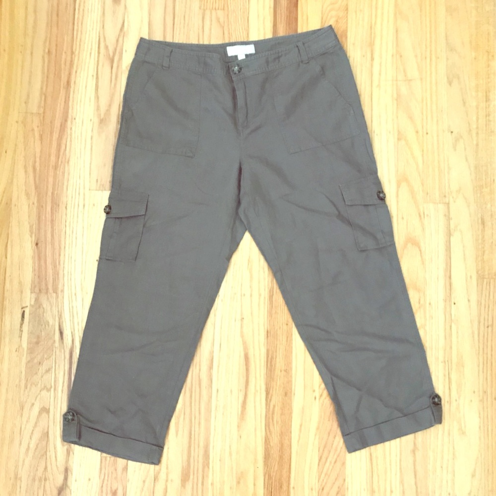 Banana Republic Factory Martin Fit Linen Pants